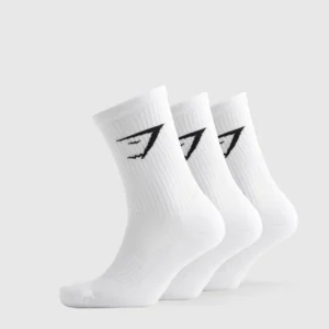 Gym Shark Crew Socks - 3 pk